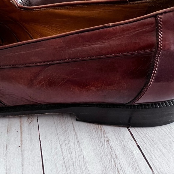 Rare Mezlan Men’s Shoe in Brown Leather size 8 - Picture 9 of 14